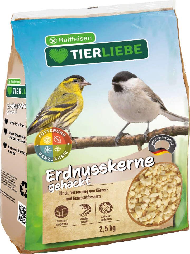 TIERLIEBE Erdnusskerne gehackt